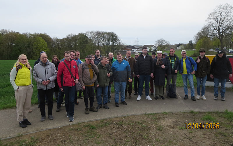 Gruppenfoto auf der Wanderung